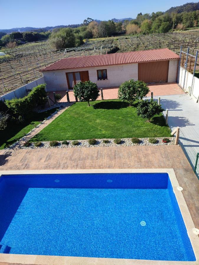 Casa Acogedora Mar De Albarino Con Piscina Ferienhaus Cambados